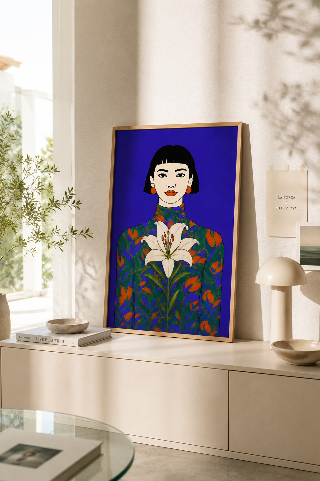 Stampa Artistica - Donna Giglio